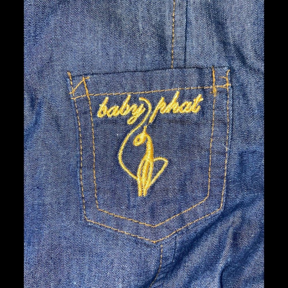 NWT Baby Phat Little Girl Jean Dress - Picture 3 of 7
